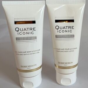 Boucheron Quatre Iconic Perfumed Bath& Shower Gel and Body Lotion